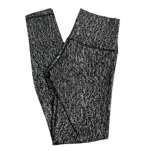 Lululemon Wunder Under Cropped High Rise Jacquard Leggings
